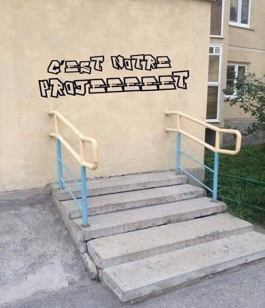 droit dans le mur